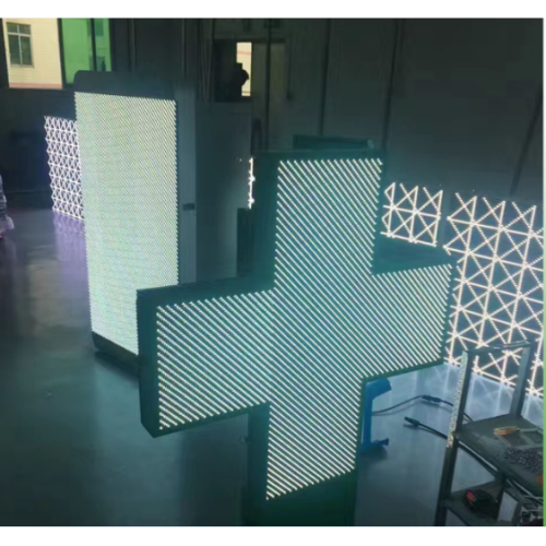P10 Double Side Cross Pharmacy LED Display