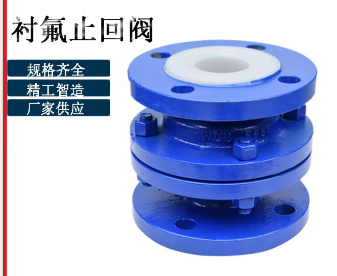 JIS10k Cast steel PTFE Lined Vertical Lift Check Valve/PTFE Lined Lift Check Valve