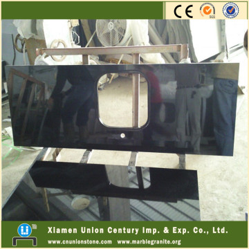 Customized shanxi black granite vanity