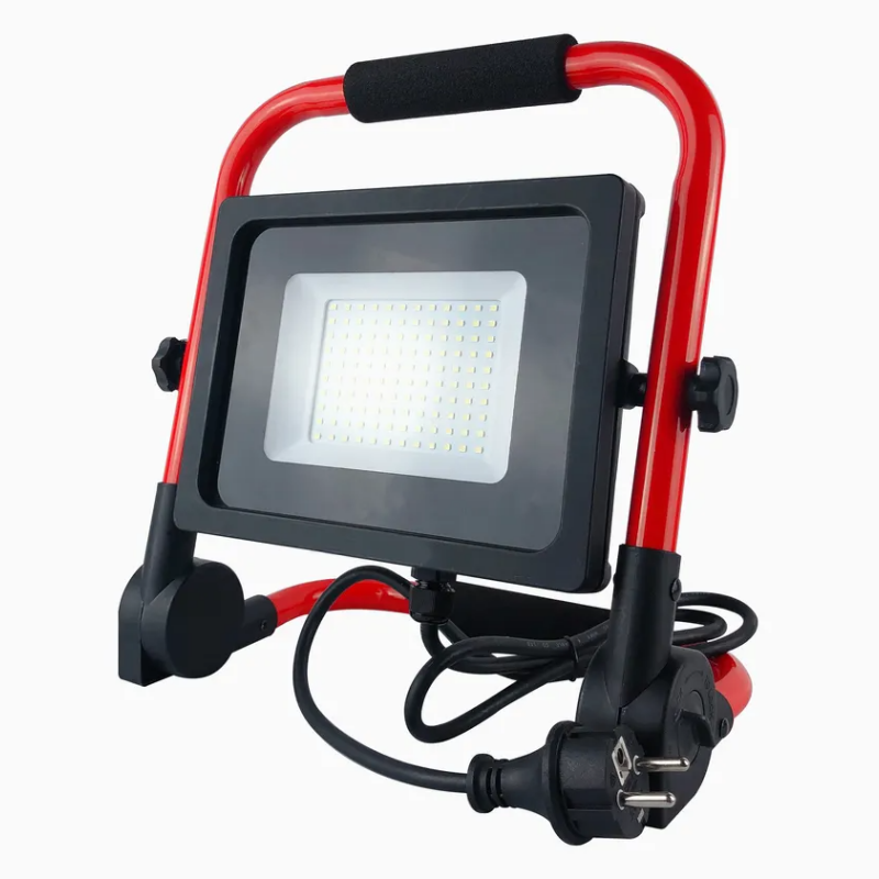 LED work light 50W IP65 waterproof  Outdoor portable folding  electrodeless dimming LED work light