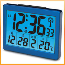 Radio controlled clock wave alarm clock RCC-B8017(BPC)
