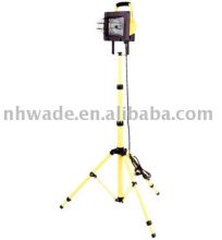 500W single standing tripod halogen flood light with 3m cable