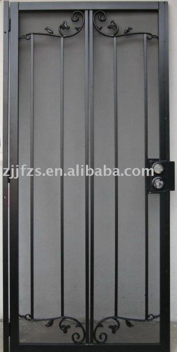 Steel security screen door, security steel mesh screen door, steel security main door design