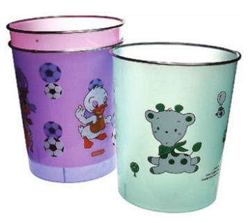 Outside Plastic Trash Bin