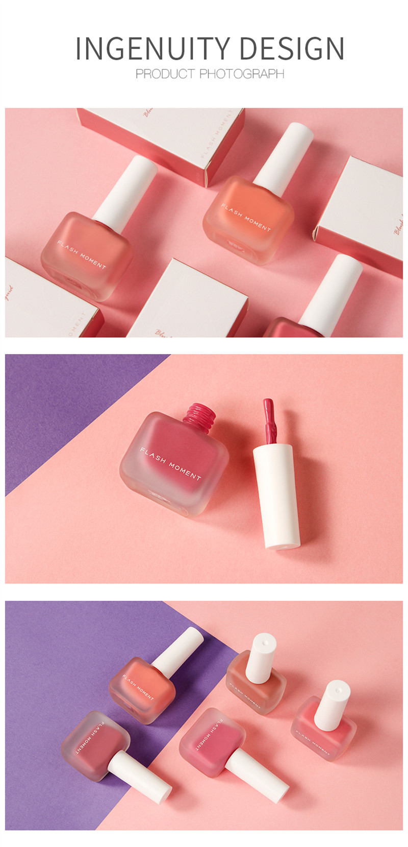 2019 OEM Cosmetic Professional Face Makeup Liquid Blush