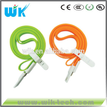 High quality OME and ODM single color high quality silicon usb 2 0 cable