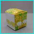 2014 popular bright color printing custom wedding favor white frosted plastic small pp box for gift