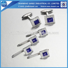 Modern design fashion silver cufflinks