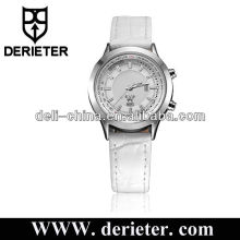 DCF77, MSF, JJY and WWVB Signal Ceramic Radio Controlled Watch Ladies