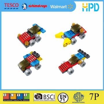 car model construction plastic toy bricks