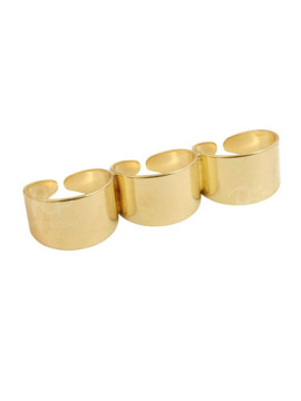Three Finger Rings Gold Ring