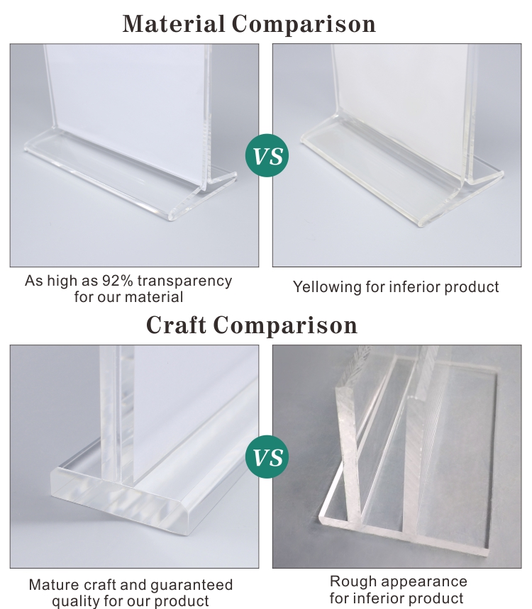 5 Material Comparison for POP display