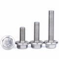 Metal Hexagon Head Fastener Nuts Screw Bolts