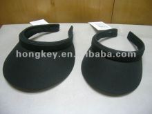 different shape plastic clip visor hat