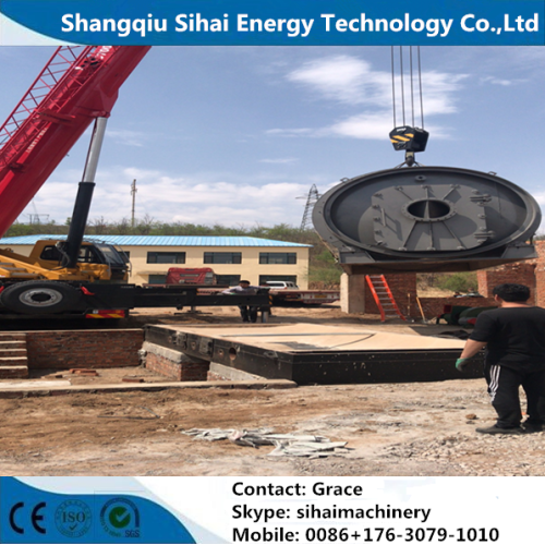 Waste Tire Recycling to New Oil Machinery