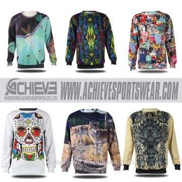 sublimation 3D lady sweaters