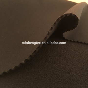 75D imitating kinttied mechanical stretch bonded tpu bonded fleece