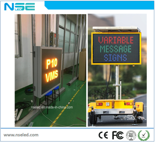 Vms Trailer Outdoor LED Traffic Sign