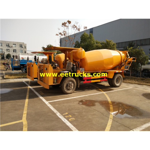 4cbm 4x2 Small Concrete Mixer Trucks