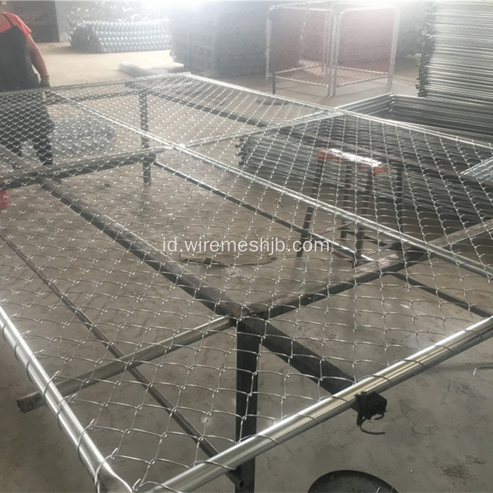 Chain Link Galvanized Temporary Fence