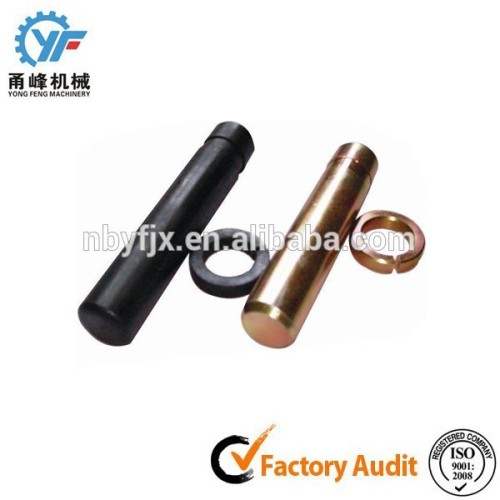 Excavator track pin and bush for bucket teeth adapter