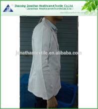 Good quality cheaper white doctor coat/hospital use lab coat/medical uniform scrub