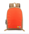 Mochila de cor laranja promocional 600D