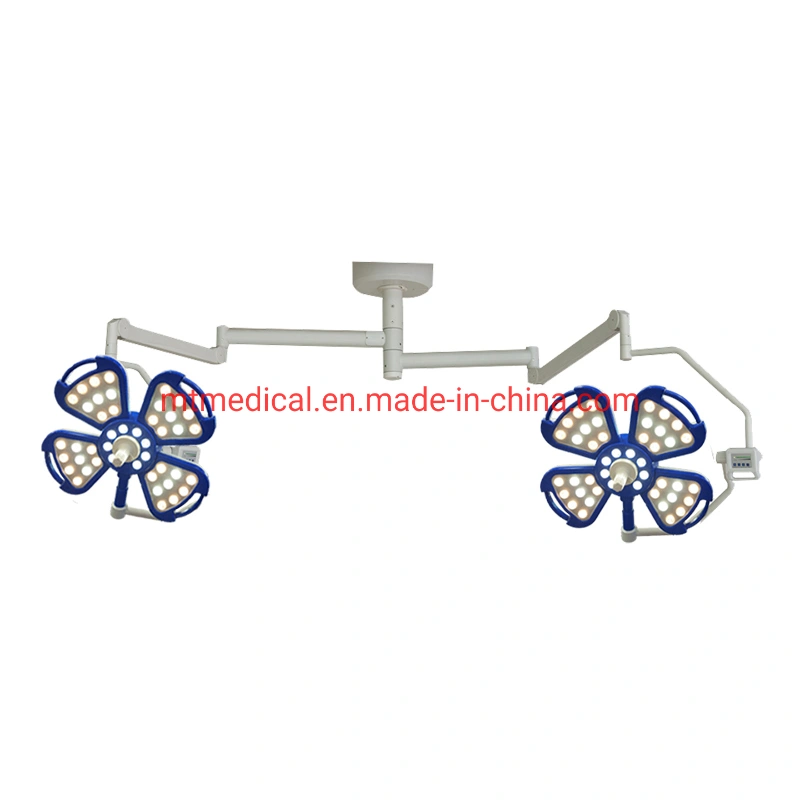 Double Arm Surgical Ceiling Ot LED Operating/Operation Shadowless Lamp