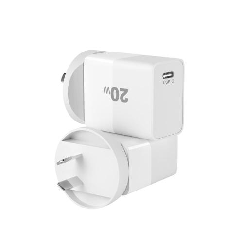 Carregador tipo C 20W portátil USB C carregador