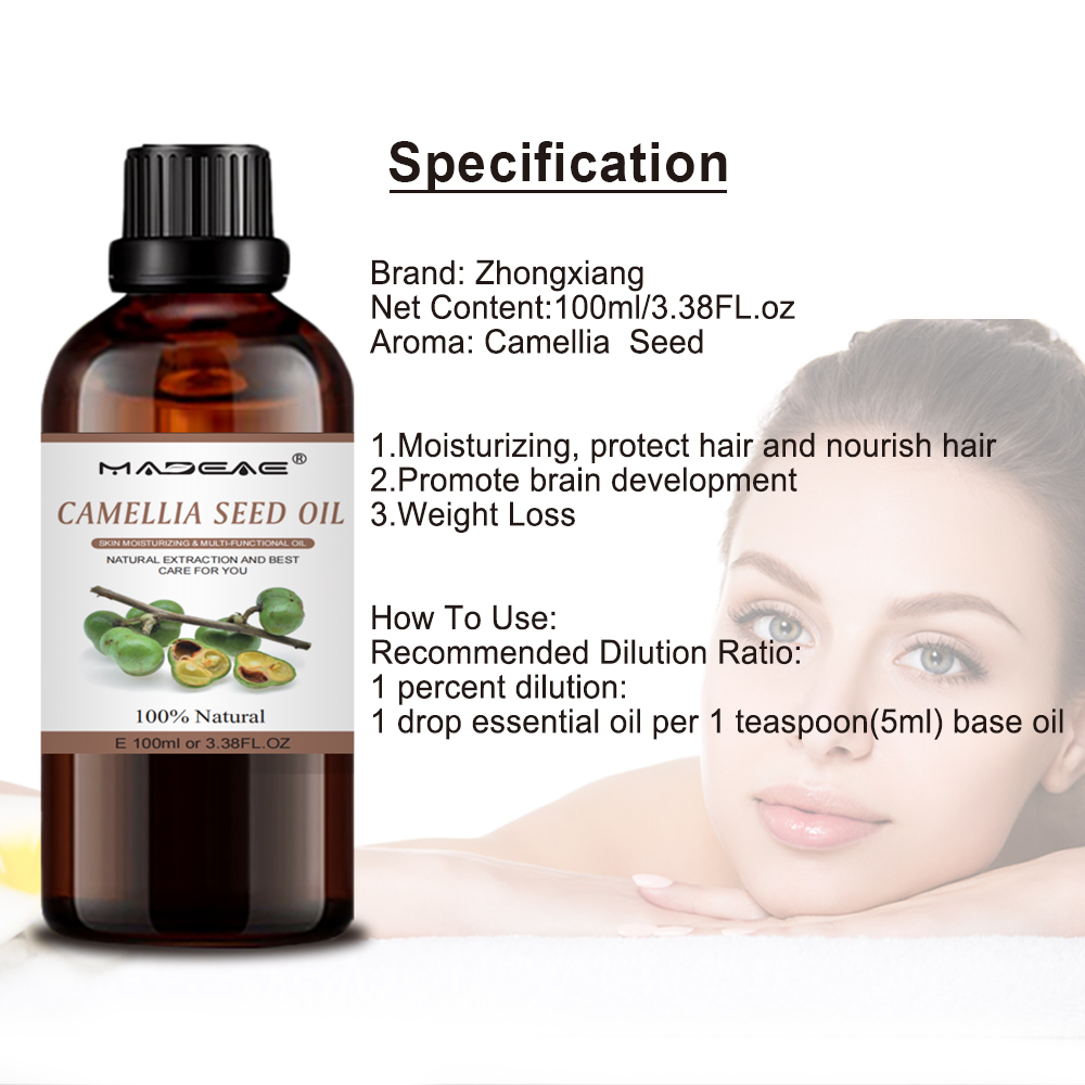 ขายส่ง Privatelabel Pure Natural Camellia Oil Cold Press