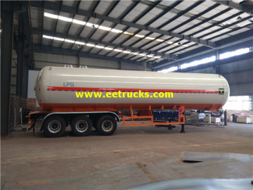 3 Axle 56000L LPG Delivery Tanker Trailers