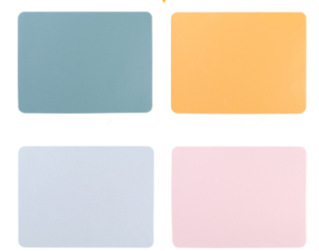 Rectangle Silicone Travel Placemats Non Slip Silicone Mats