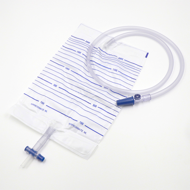 Urine Drainage Bag With Sample Port T Valve