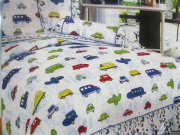 Baby Boy Bedding with car pattern