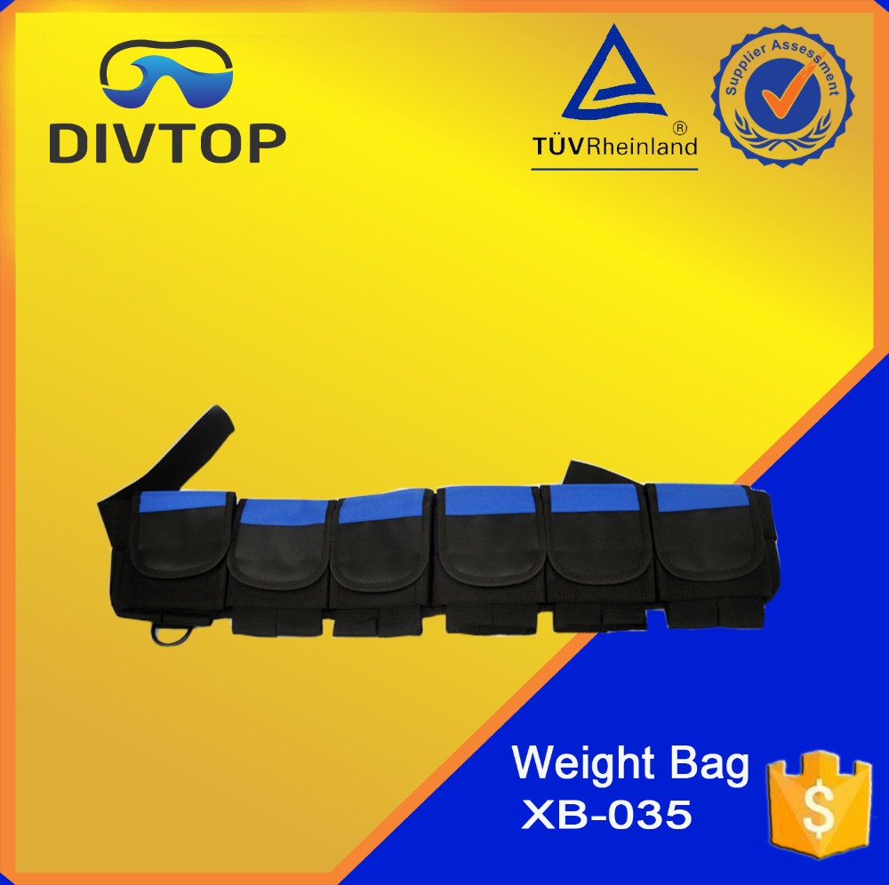 Top Selling Heavy Duty Nylon Diving with 6 Pocket Weight Belt