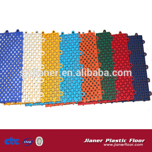 Good quality used sport court flooring pp material