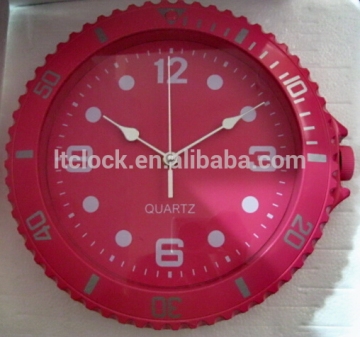 watch shape wall clock