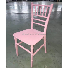Plastic Pink Chiavari Chairs for Children's Birthday Party