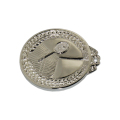 Médaille de souvenir de tennis, médaille d&#39;alliage de zinc