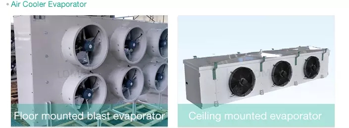 evaporadores de congelador rápido blast freezer evaporators