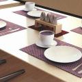 Textilene Placemats, feita de poliéster de 30% e 70% PVC, personalizado especificações aceitadas