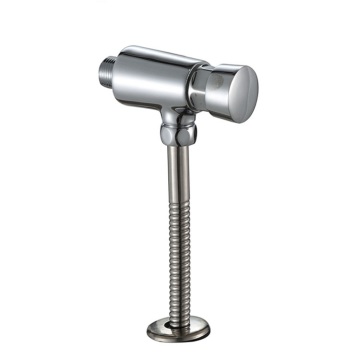 Manual Hand Pressing Toilet Wall Mounted Install Flushing Tool Brass Durable Urinal Flush Valve