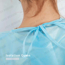 Disposable Medical SMS Non woven Isolation Gown