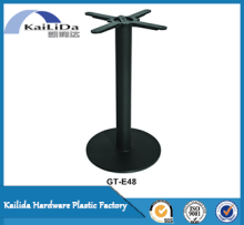 Black casting iron table support panel
