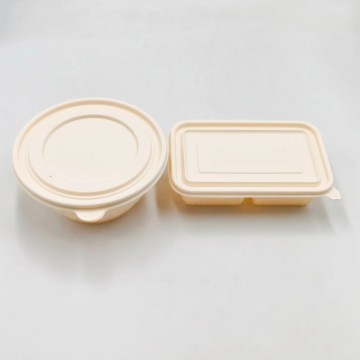 Biodegradable Cornstarch Food Tray/Container/Salad Bowl