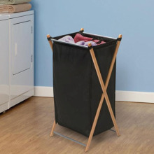Eco-friendly Popular Bamboo Folding Laundry Hamper