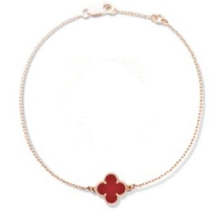 Four leaf clover bracelet