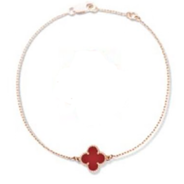 Four leaf clover bracelet