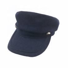 Vintage Solid Cabbie Melton Baker Boy Cap