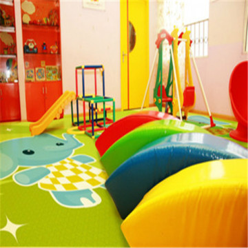 PVC plastic floor protection tiles